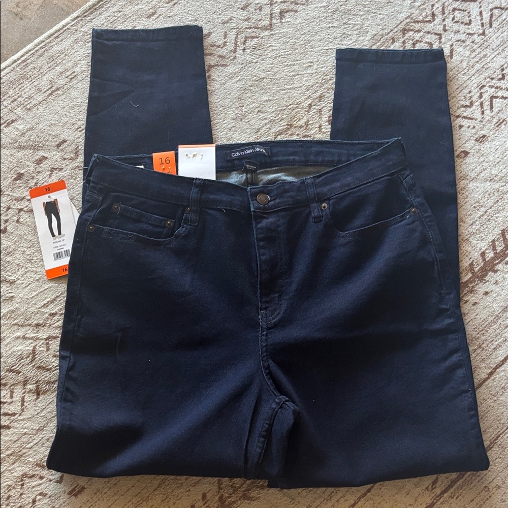 Calvin Klein Dark Indigo Jeans - Picture 3 of 10